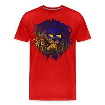 Bosnien und Herzegowina - Männer Premium Bio T-Shirt - Rot - Vorne - Damien (186cm)