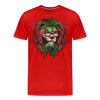Burundi - Männer Premium Bio T-Shirt - Rot - Vorne - Damien (186cm)