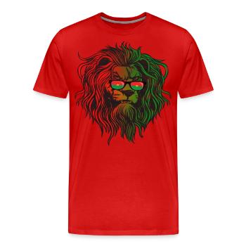 Burkina Faso - T-shirt bio Premium Homme - rouge - Devant - Damien (186cm)
