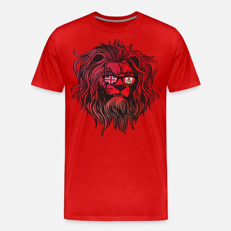 Bermuda - Männer Premium Bio T-Shirt - Rot