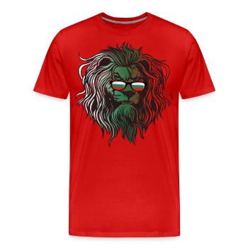 Bulgarie - T-shirt bio Premium Homme - rouge - Devant - Damien (186cm)