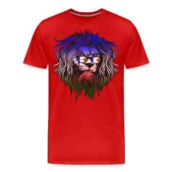 Batwa - T-shirt bio Premium Homme - rouge - Devant - Damien (186cm)