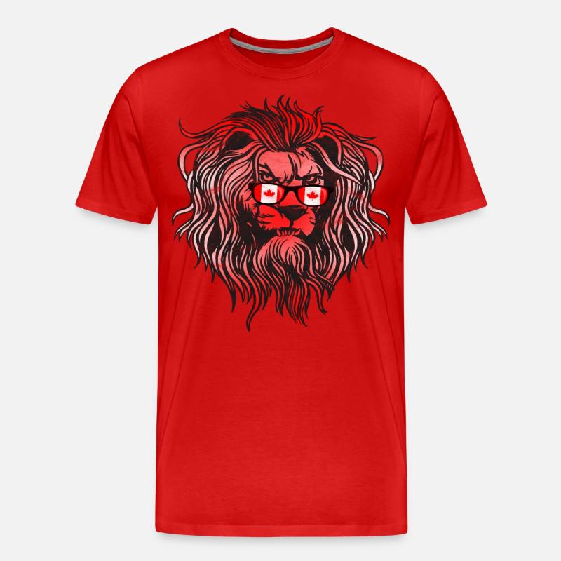 Kanada - Männer Premium Bio T-Shirt - Rot