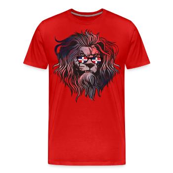 Dominican Republic - Men's Premium Organic T-Shirt - red - Front - Damien (186cm)