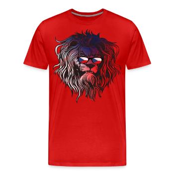 Tschechische Republik - Männer Premium Bio T-Shirt - Rot - Vorne - Damien (186cm)