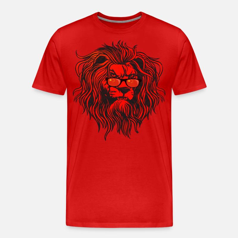 China - Männer Premium Bio T-Shirt - Rot