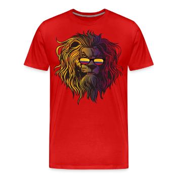 Colombie - T-shirt bio Premium Homme - rouge - Devant - Damien (186cm)
