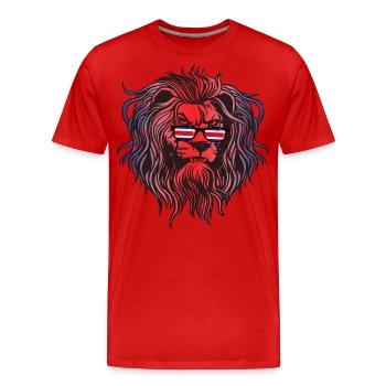 Costa Rica - Men's Premium Organic T-Shirt - red - Front - Damien (186cm)