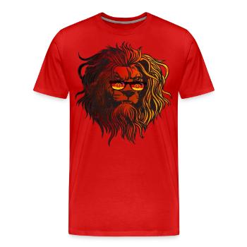 East Germany - Men's Premium Organic T-Shirt - red - Front - Damien (186cm)