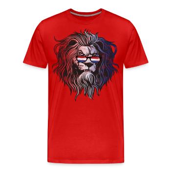 Niederlande - Männer Premium Bio T-Shirt - Rot - Vorne - Damien (186cm)
