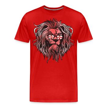 Nordirland - Männer Premium Bio T-Shirt - Rot - Vorne - Damien (186cm)
