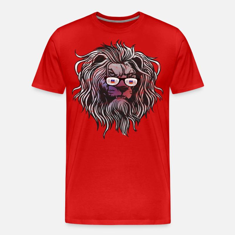 Mayotte - Männer Premium Bio T-Shirt - Rot