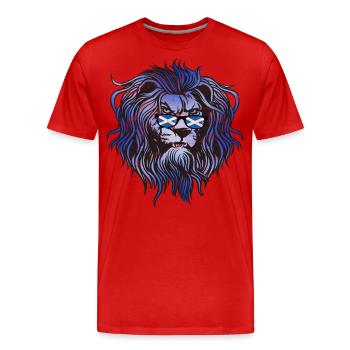 Ecosse - T-shirt bio Premium Homme - rouge - Devant - Damien (186cm)