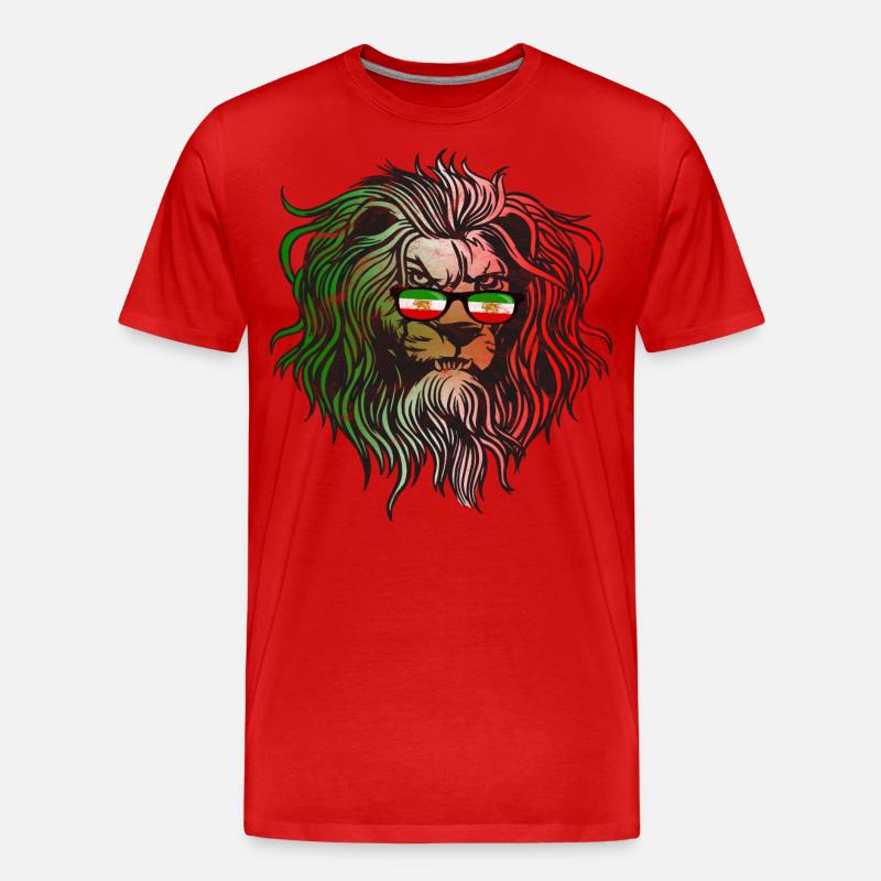 Persien - Männer Premium Bio T-Shirt - Rot