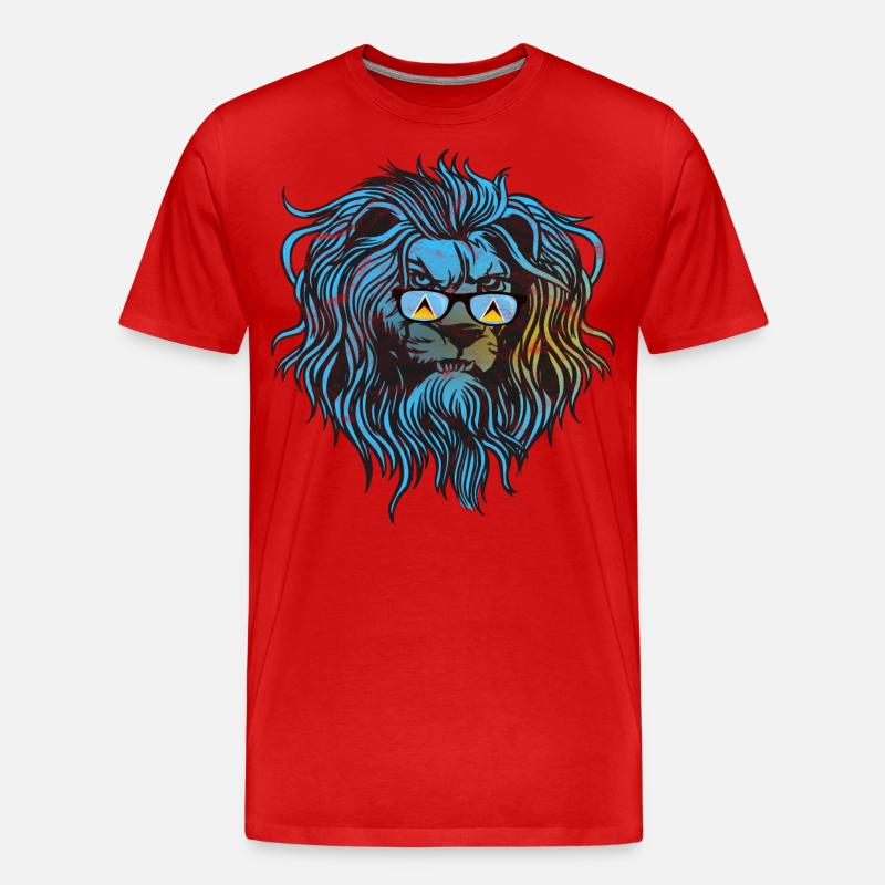 St. Lucia - Männer Premium Bio T-Shirt - Rot