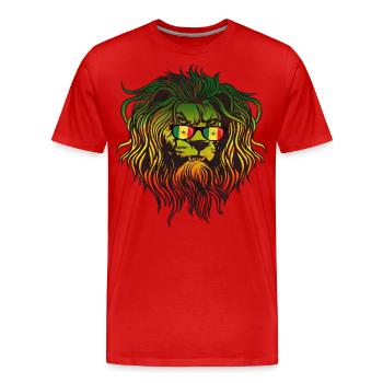 Senegal - Männer Premium Bio T-Shirt - Rot - Vorne - Damien (186cm)