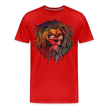 Seychellen - Männer Premium Bio T-Shirt - Rot - Vorne - Damien (186cm)