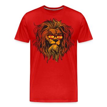 Spanien - Männer Premium Bio T-Shirt - Rot - Vorne - Damien (186cm)