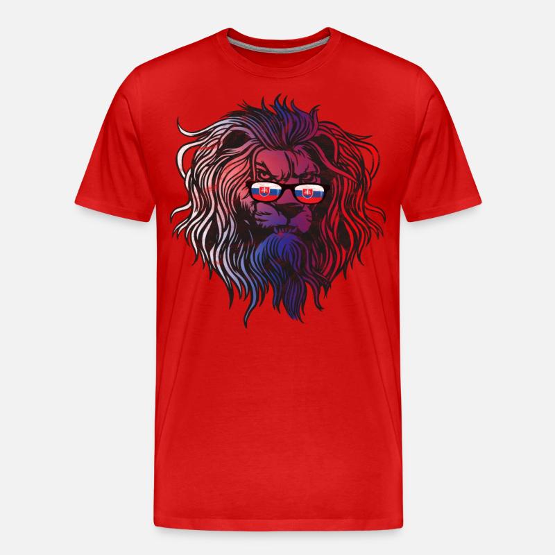 Slowakei - Männer Premium Bio T-Shirt - Rot