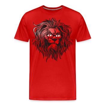 Tonga - Men's Premium Organic T-Shirt - red - Front - Damien (186cm)