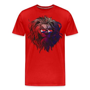 Sint Maarten - Men's Premium Organic T-Shirt - red - Front - Damien (186cm)