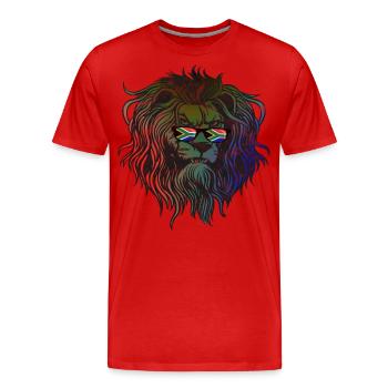 South Africa - Men's Premium Organic T-Shirt - red - Front - Damien (186cm)