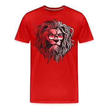 Singapore - Men's Premium Organic T-Shirt - red - Front - Damien (186cm)