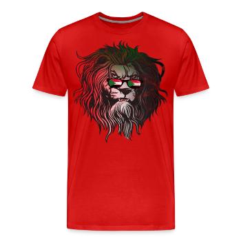 Soudan - T-shirt bio Premium Homme - rouge - Devant - Damien (186cm)