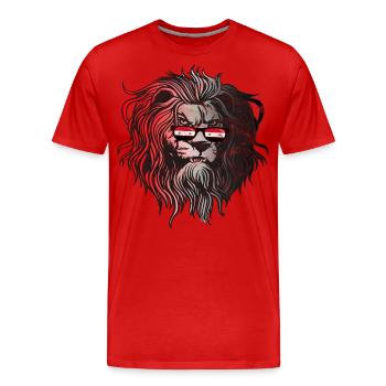 Syrie - T-shirt bio Premium Homme - rouge - Devant - Damien (186cm)