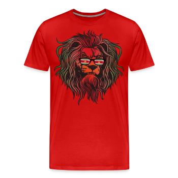 Suriname - Men's Premium Organic T-Shirt - red - Front - Damien (186cm)