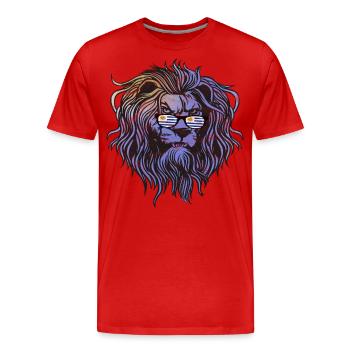 Uruguay - Männer Premium Bio T-Shirt - Rot - Vorne - Damien (186cm)