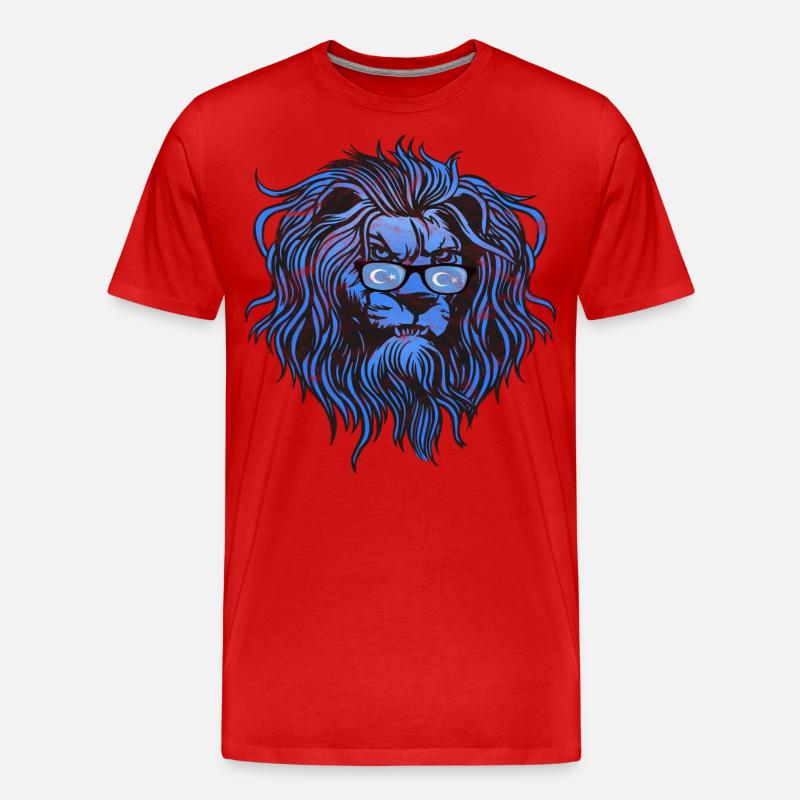 Uiguren - Männer Premium Bio T-Shirt - Rot