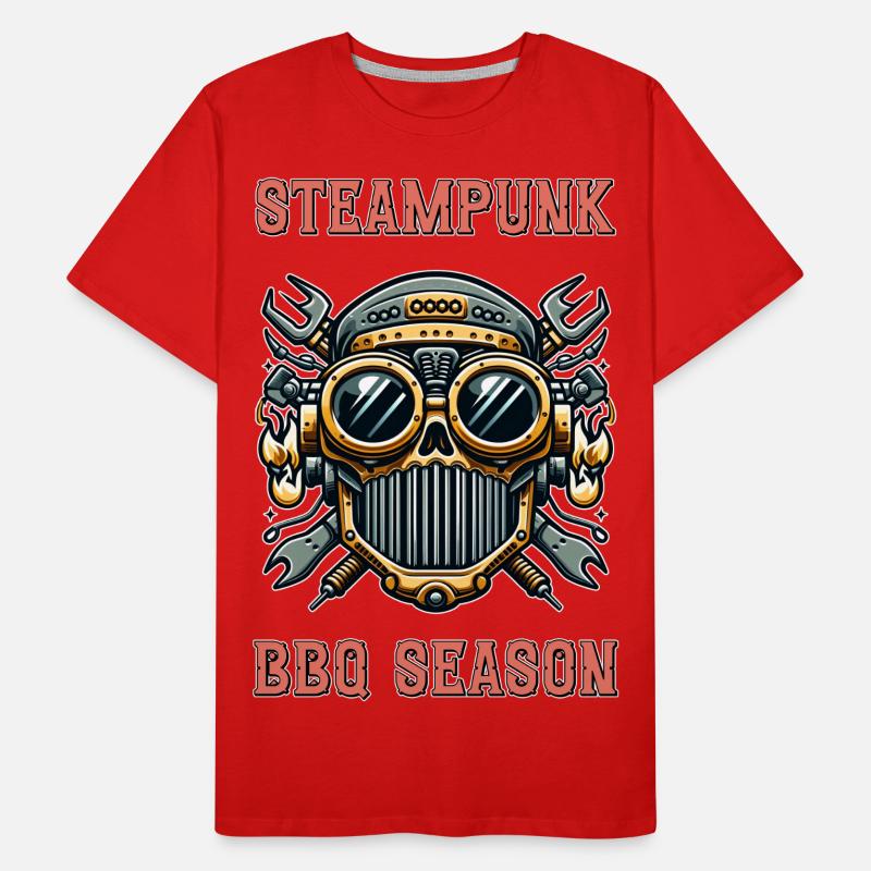 Steampunk BBQ Saison 4 T-shirt bio Premium Homme