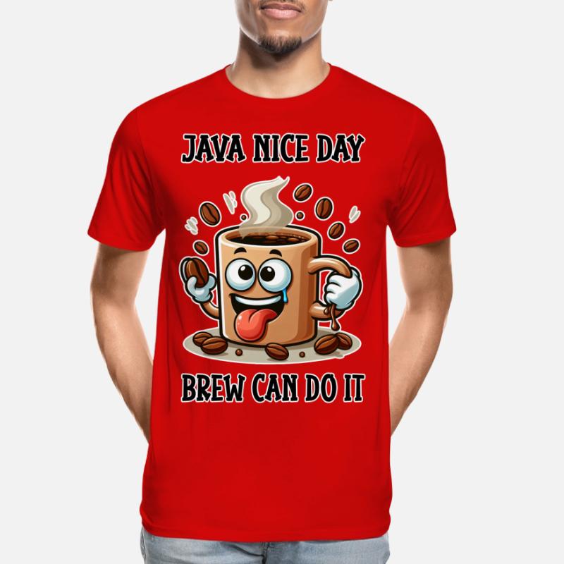 Java nice day - Brew can do it Männer Premium Bio T-Shirt