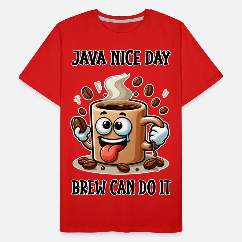 Java nice day - Brew can do it Männer Premium Bio T-Shirt