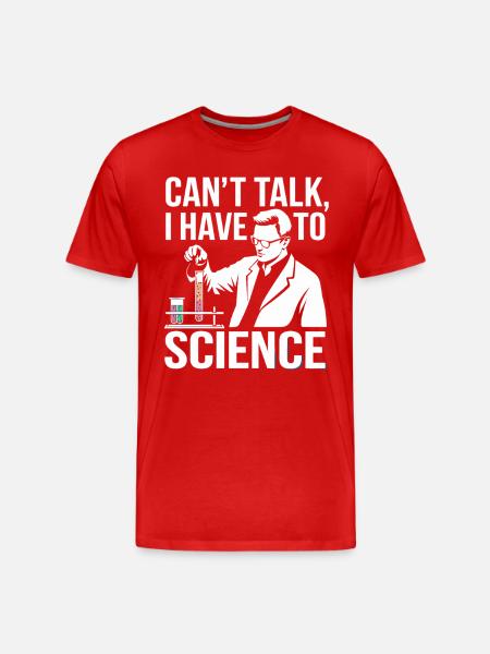 Naturvidenskabelig laborant i laboratoriets hverdag - Herre Premium T-shirt økologisk - rød