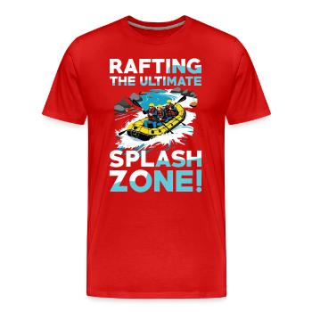 Rafting: Die Ultimative Splash Zone für - Männer Premium Bio T-Shirt - Rot - Vorne - Damien (186cm)