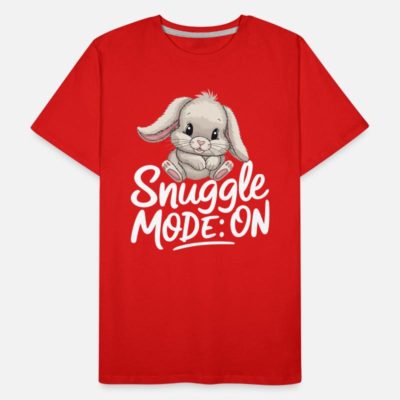 Cuddle Alarm: Snuggle Mode On Cute Men's Premium Organic T-Shirt