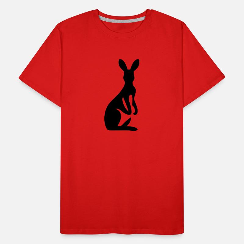 kangaroo Men's Premium Organic T-Shirt