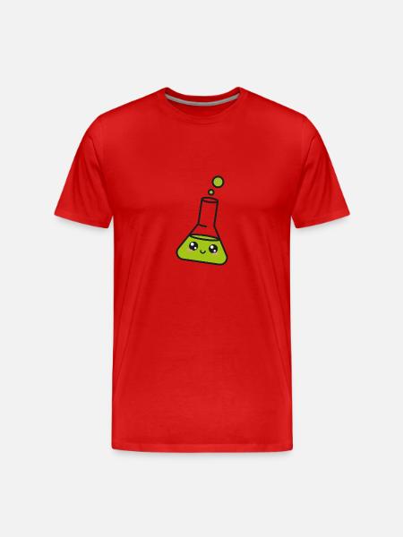 Chemistry - Men's Premium Organic T-Shirt - red