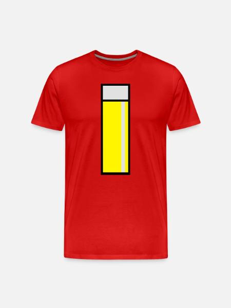 Kölschglas Köln Kölsch - Männer Premium Bio T-Shirt - Rot