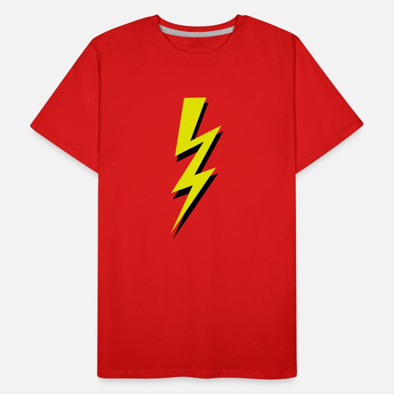 éclair T-shirt bio Premium Homme