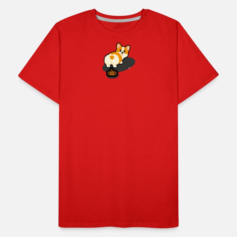 Corgi's Entspannte Pause gegen Nzs Männer Premium Bio T-Shirt