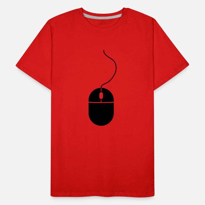 Computer Mouse Männer Premium Bio T-Shirt