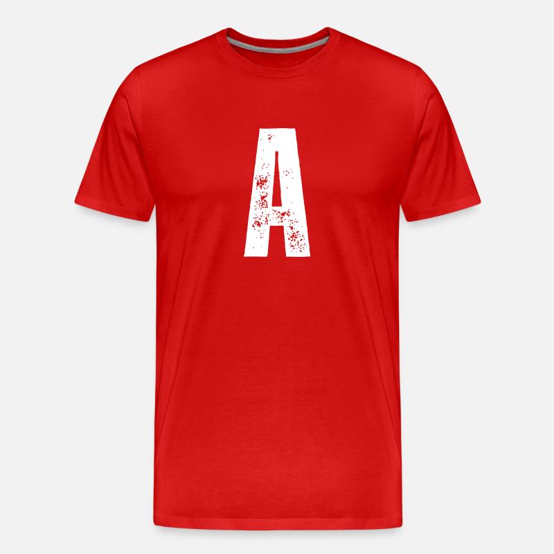 A - Männer Premium Bio T-Shirt - Rot