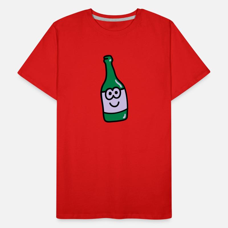 Bouteille doux 3 T-shirt bio Premium Homme