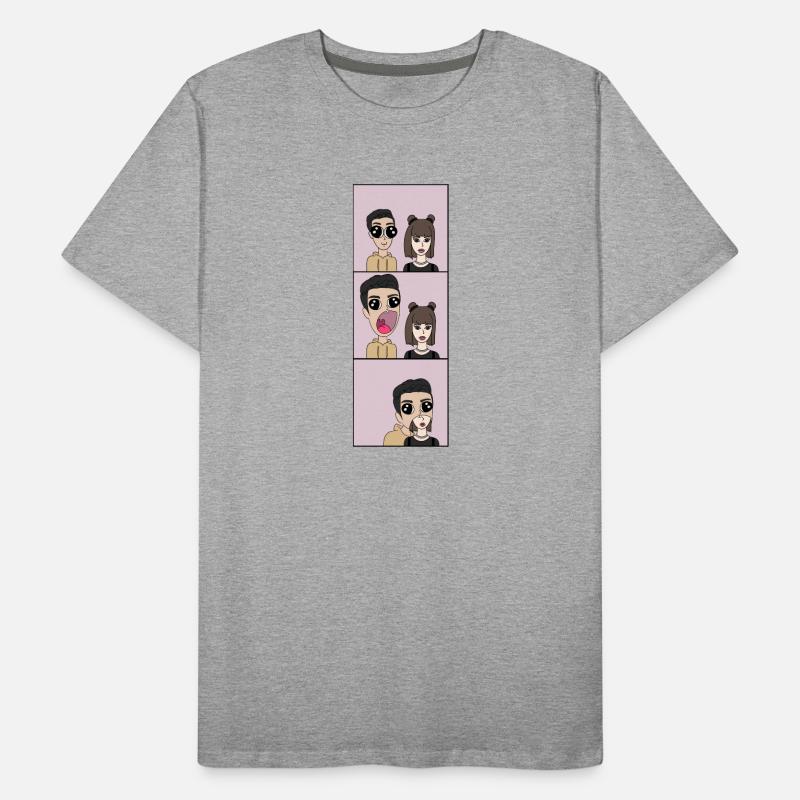 It is devoured | Comic Style | Triptych Men's Premium Organic T-Shirt