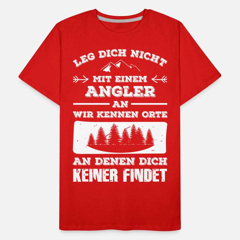 Angler Männer Premium Bio T-Shirt