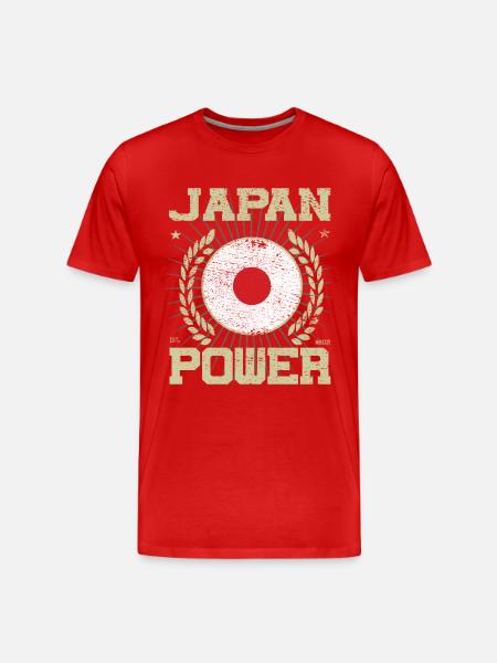 Cool Japan Design - Men's Premium Organic T-Shirt - red