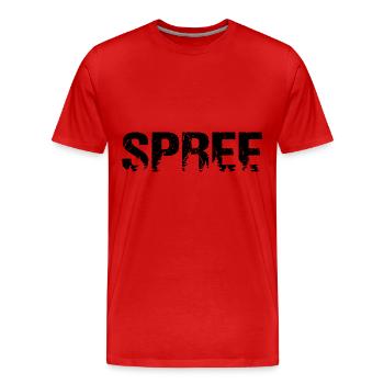 Spree Wald Natur - Männer Premium Bio T-Shirt - Rot - Vorne - Damien (186cm)